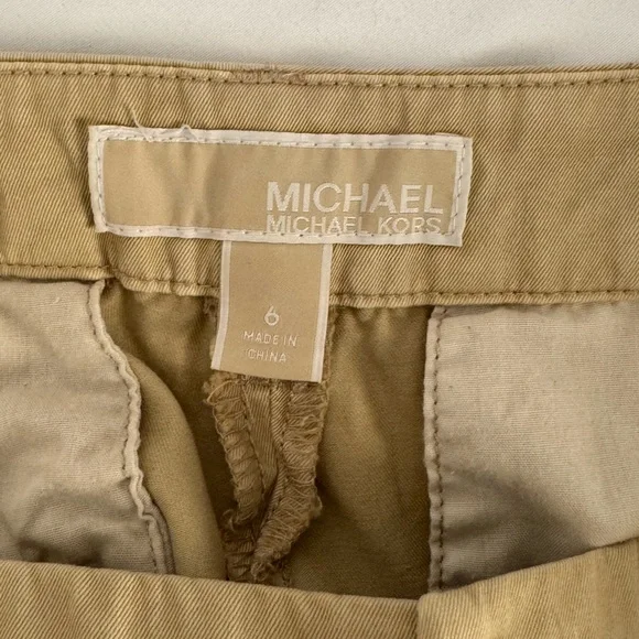 Michael Michael Kors Size 6 Tan Chino Shorts - Picture 6 of 7